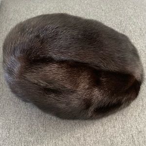 Brown Vintage Mink Hat